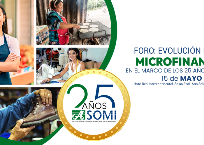 Foro: Evolución de las Microfinanzas - afiche del congreso